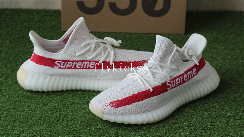 Supreme x Adidas Yeezy Boost 350 V2 White